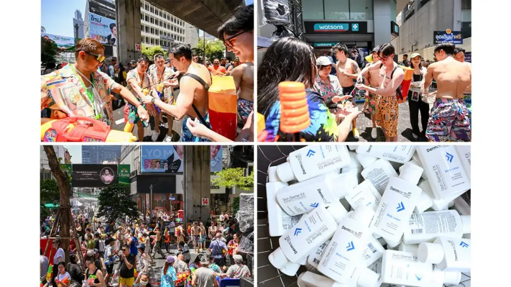 วัตสันชีเสิร์ฟกลางสีลม แจกกันแดดฟรี เพราะแดดเมษามันร้าย ต้องมีตัวช่วย