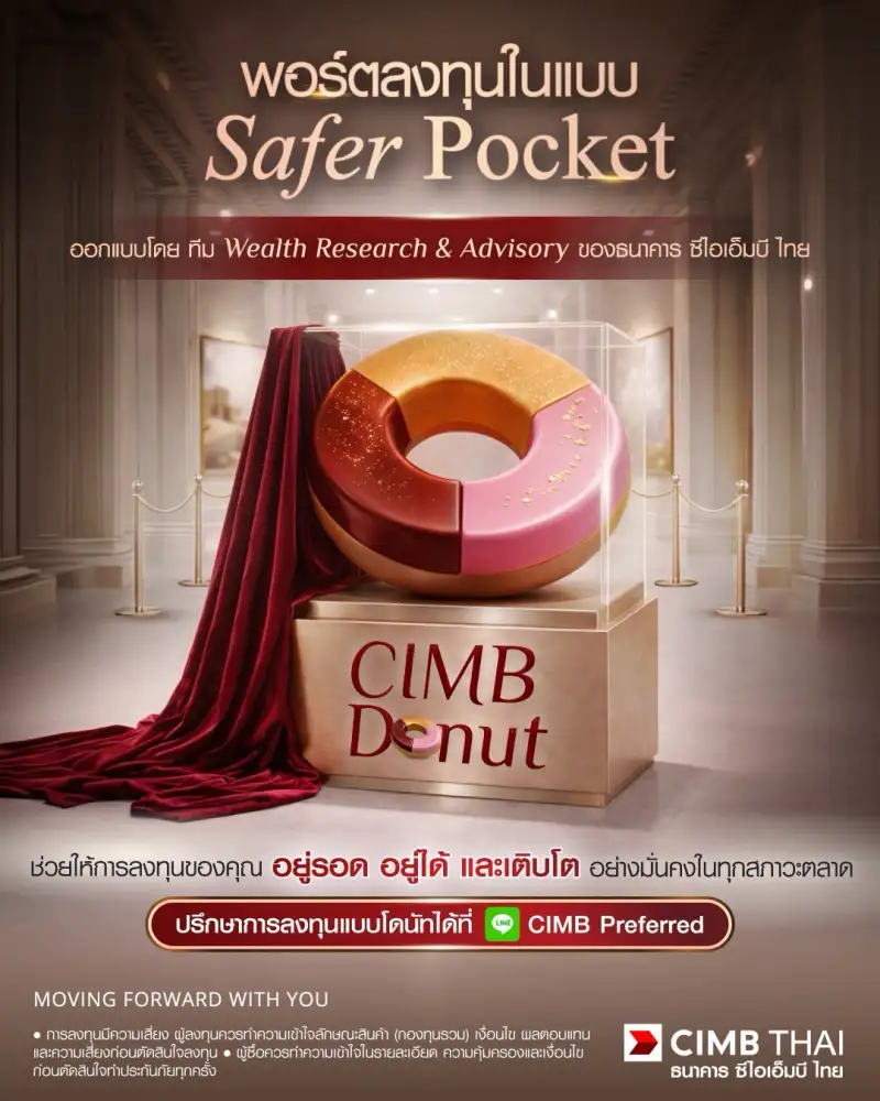 CIMB Thai แนะสู้ความเสี่ยงตอ.กลางชูหุ้นสหรัฐฯ-จีน ตั้งการ์ดถือเงินสด 15% เปิดตัวพอร์ตสำเร็จรูปรับมือความผันผวน