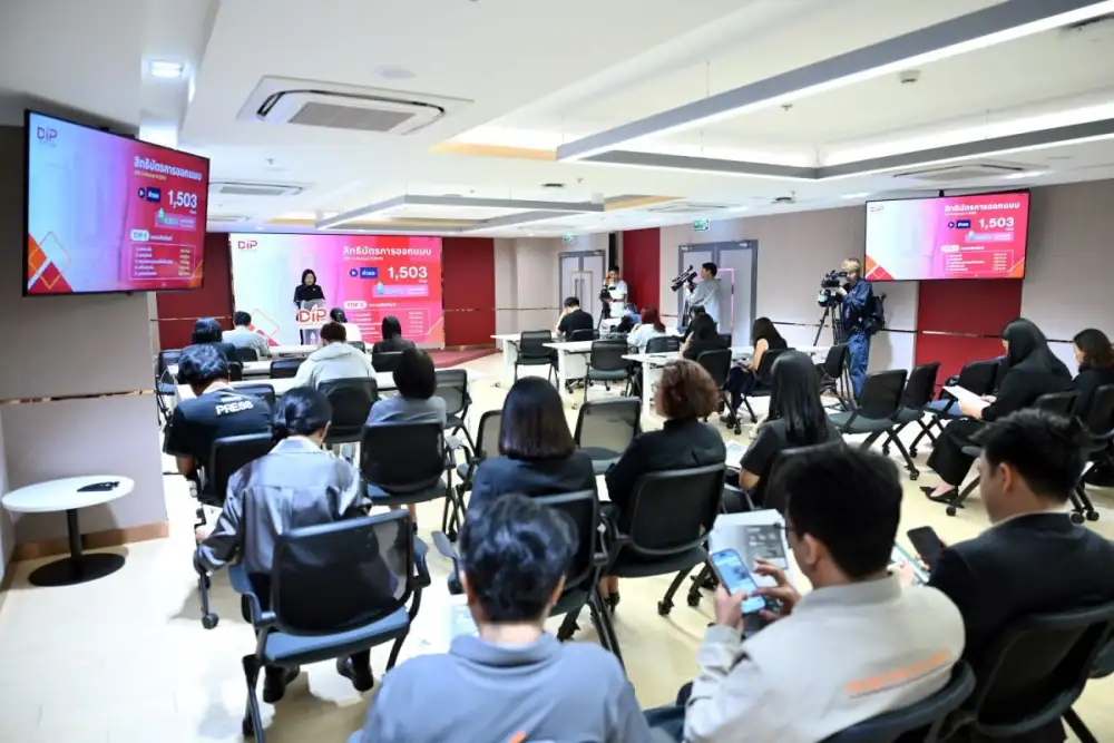 กรมทรัพย์สินทางปัญญา เร่งเพิ่มประสิทธิภาพคุ้มครอง IP ในไทย ดันยอดรับจดทะเบียนโตกว่า 10.23% ใน 3 เดือนแรกปี 69