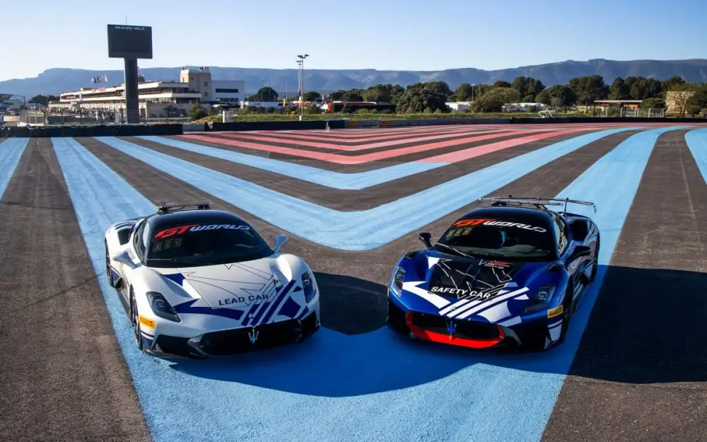 มาเซราติ GT2 Stradale และ MCPURA ได้รับเลือกเป็นเซฟตี้คาร์และรถนำขบวน ในการแข่ง GT World Challenge Europe powered by AWS ประเดิมเรซแรก ณ Circuit Paul Ricard