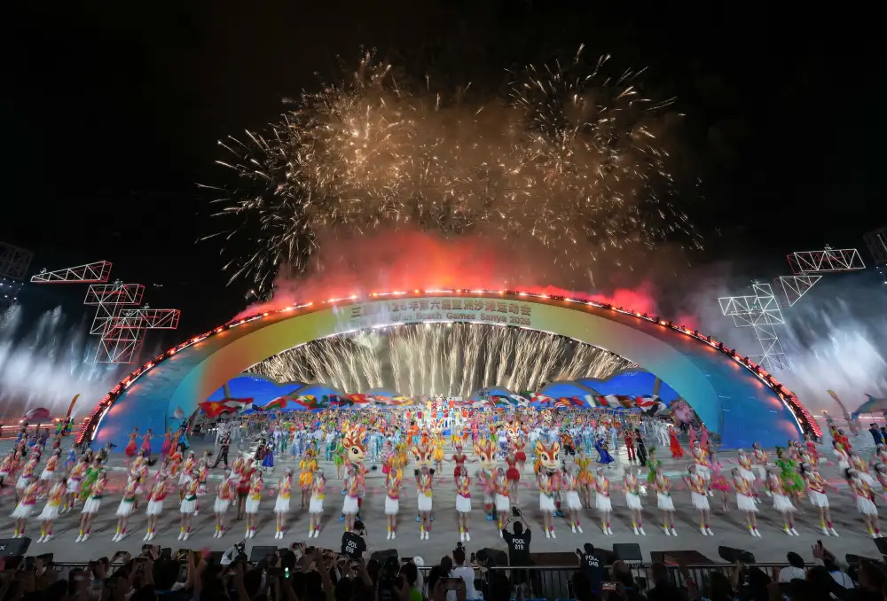 6th Asian Beach Games opens in Sanya
