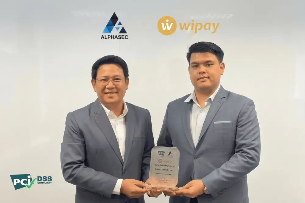 บริษัท อัลฟ่าเซค จำกัด ผู้ประเมินการรับรอง PCI DSS มอบใบรับรองมาตรฐานเวอร์ชัน 4.0.1 ให้แก่ บริษัท ไวเพย์ จำกัด ต่อเนื่องปีที่ 3 เสริมแกร่งความปลอดภัยระบบชำระเงินไทย