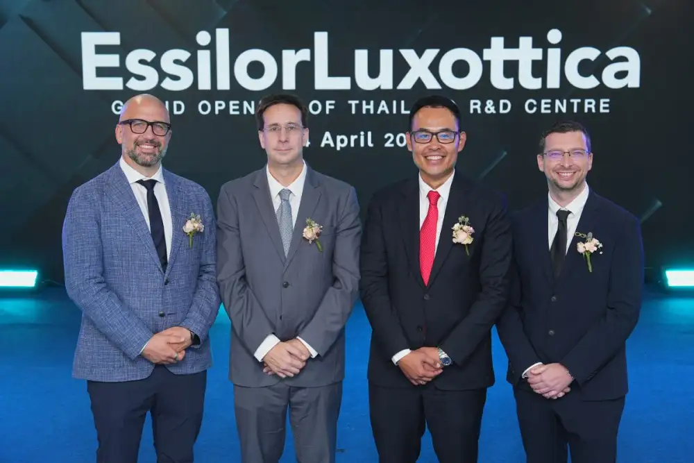 เอสซีลอร์ลูซอตติกา (EssilorLuxottica) เร่งขับเคลื่อนนวัตกรรมด้านการดูแลสายตา ด้วยการเปิดศูนย์วิจัยและพัฒนาแห่งใหม่ในประเทศไทย