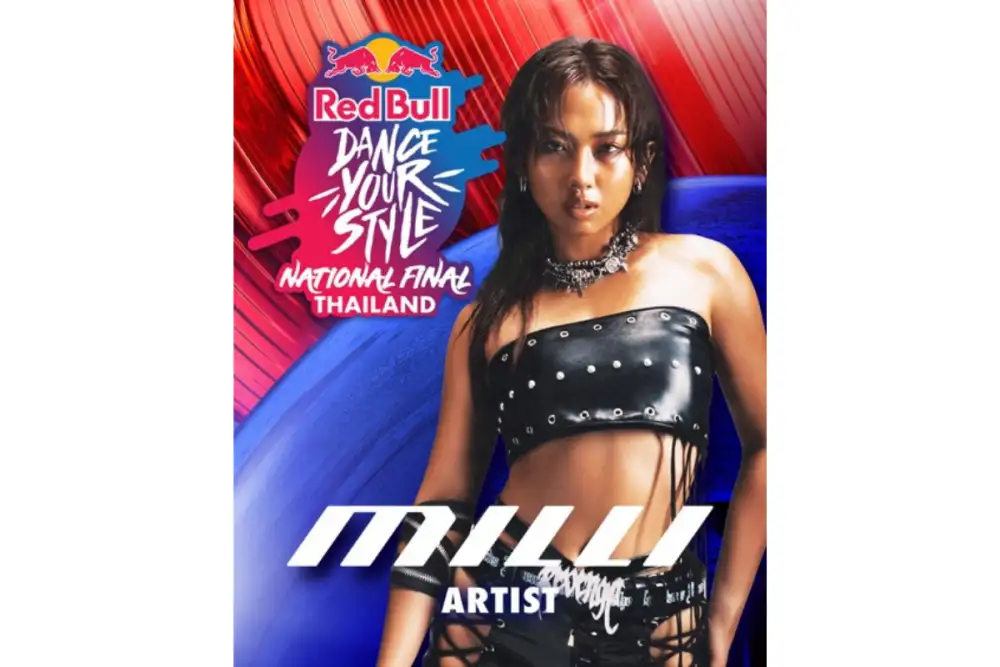 แรปเปอร์สาว MILLI เตรียมขึ้นโชว์บนเวที Red Bull Dance Your Style 2026 ในการแข่งขันรอบชิงชนะเลิศระดับประเทศ ของเหล่านักเต้นตัวท็อป 16 คนของเมืองไทย