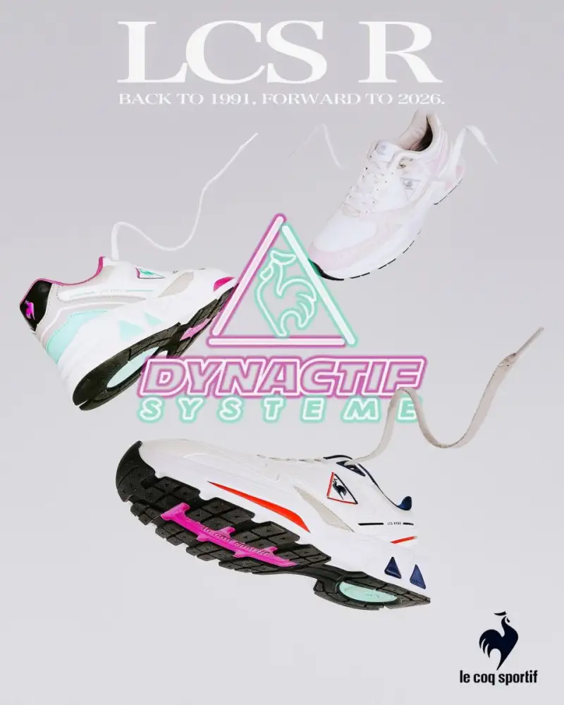 le coq sportif Thailand เปิดตัวรองเท้ารุ่นดังระดับตำนาน LCS R980 ฉลองครบรอบ 35 ปี ซีรีส์ LCS R พร้อมวางจำหน่ายแล้ว