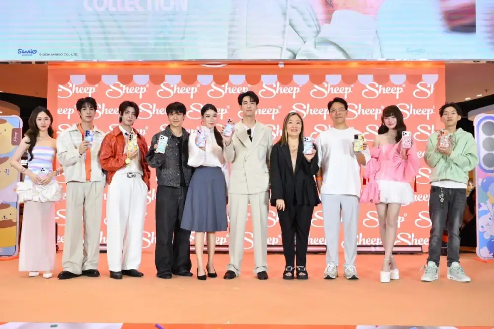 SHEEP เสิร์ฟกลยุทธ์คาแรกเตอร์มาร์เก็ตติ้ง เปิดคอลเลคชั่น Sanrio ปั้นตลาดแก็ดเจ็ตแฟชั่นรับ Gen Z พร้อมดึงพลังคู่จิ้น เติ้ล-เฟิร์สวัน เป็น Collection Presenter