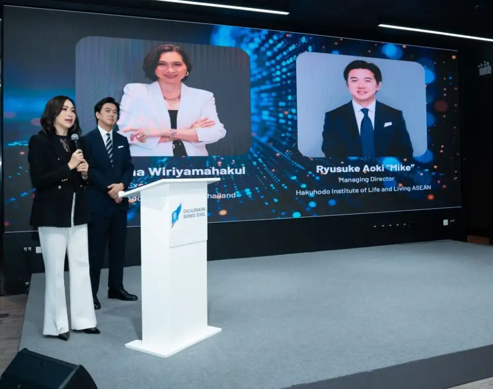 ภาควิชาการตลาด Chulalongkorn Business School จุฬาลงกรณ์มหาวิทยาลัยร่วมกับ บริษัท ฮาคูโฮโด อินเตอร์เนชั่นเนล (ไทยแลนด์) ประกาศความสำเร็จ โครงการ 