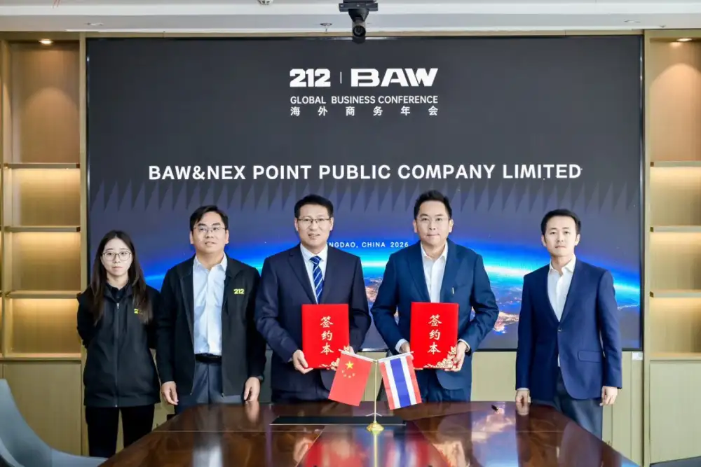 NEX เซ็น Exclusive Distributor กับ BAW คว้าสิทธิ์ เป็นผู้แทนจำหน่าย BAW M8 แต่เพียงผู้เดียวในประเทศไทย