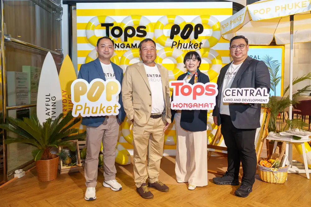 กลุ่มเซ็นทรัล ทุ่มงบ 730 ลบ. ปั้น 2 นิวโปรเจ็กต์คอมมูนิตี้มอลล์ POP Phuket-Tops Wongamat