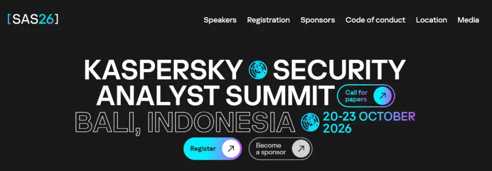 Kaspersky เปิดรับบทความและประกาศการแข่งขัน Capture the Flag สำหรับงาน Security Analyst Summit 2026