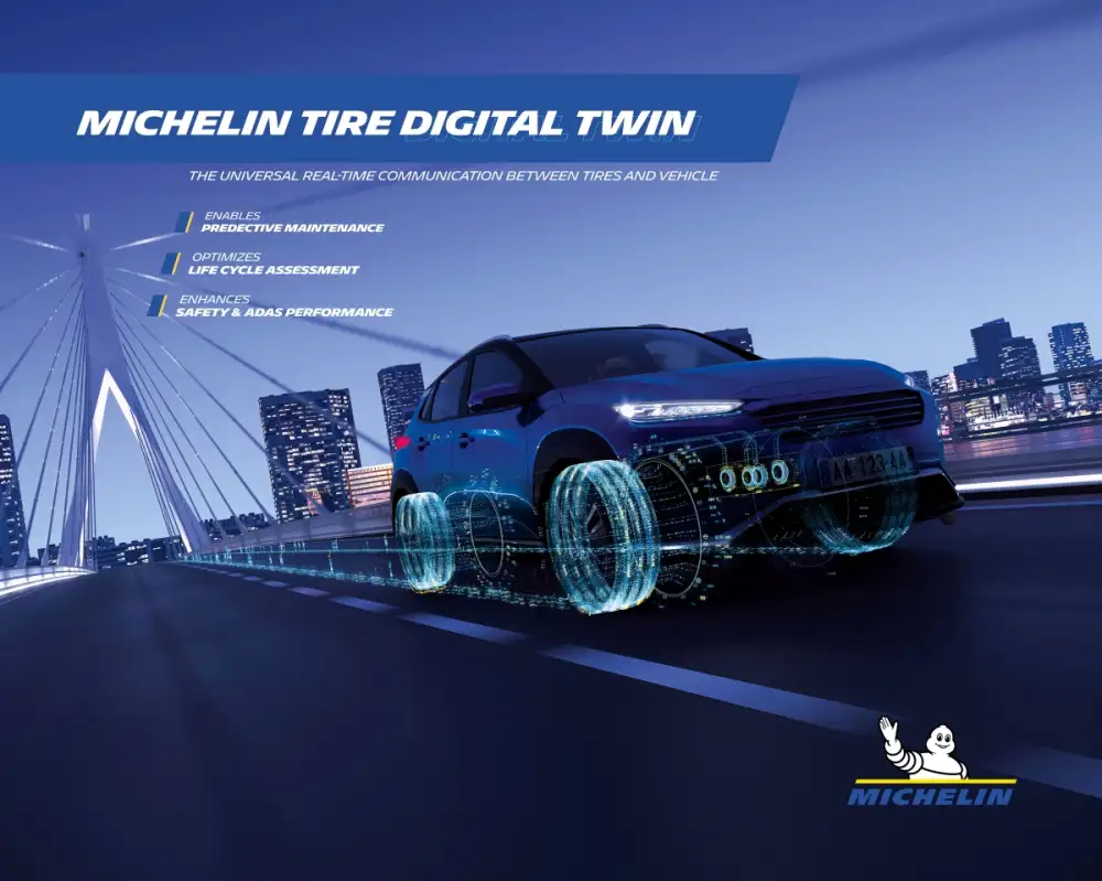 The Michelin universal tire digital twin:whispering words of wisdom to your vehicle to keep everyone safe on the road