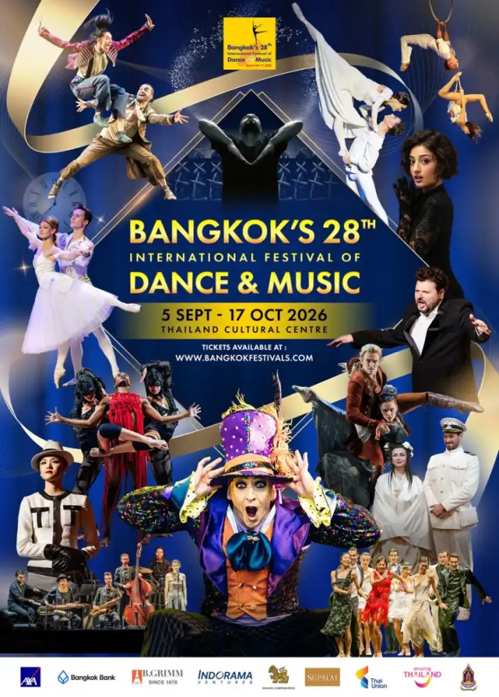Bangkok Festivals ครั้งที่ 28 กลับมาเสิร์ฟโชว์ระดับตำนาน จัดเต็มโอเปรา บัลเลต์ และโชว์ร่วมสมัยจากทั่วโลก จองบัตรก่อนใคร 25 พฤษภาคมนี้