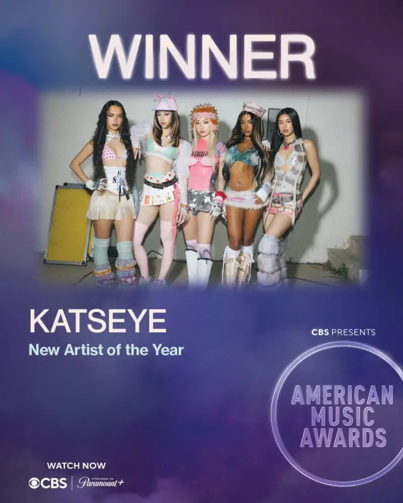 KATSEYE สร้างประวัติศาสตร์ใหม่ คว้า 3 รางวัลใหญ่จาก 2026 American Music Awardsพิสูจน์ความปังของโกลบอลเกิร์ลกรุ๊ปขวัญใจแฟนเพลงทั่วโลก