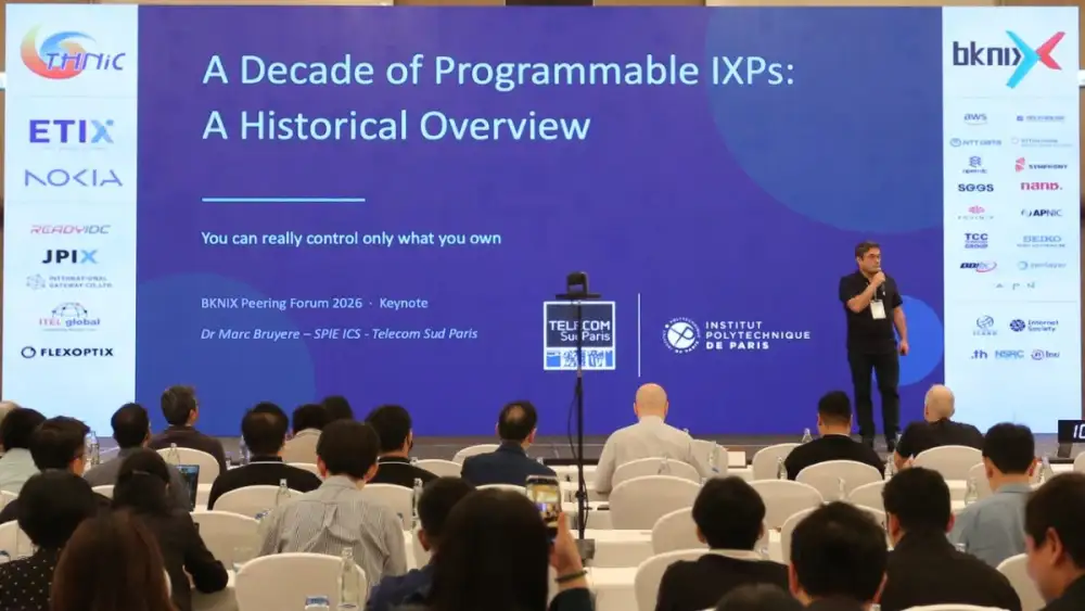 BKNIX Peering Forum 2026 ต้อนรับชุมชนอินเทอร์เน็ตจากทั่วโลก ยกระดับการเชื่อมต่อและความมั่นคงของโครงสร้างพื้นฐานดิจิทัลในภูมิภาค