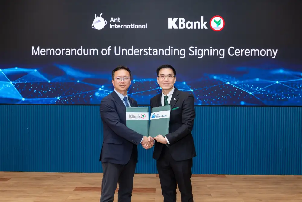 KBANK ผนึก Ant ปฏิวัติโอนเงินข้ามประเทศใช้บล็อกเชนดัน USD Real-time เชื่อมต่อร้านค้า 150 ล้านรายทั่วโลก