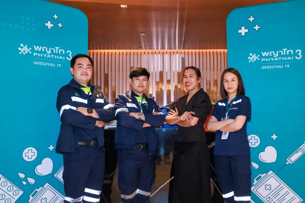 รพ. พญาไท 3 ส่งทีมบุคลากรทางการแพทย์ดูแลความปลอดภัย ในงาน