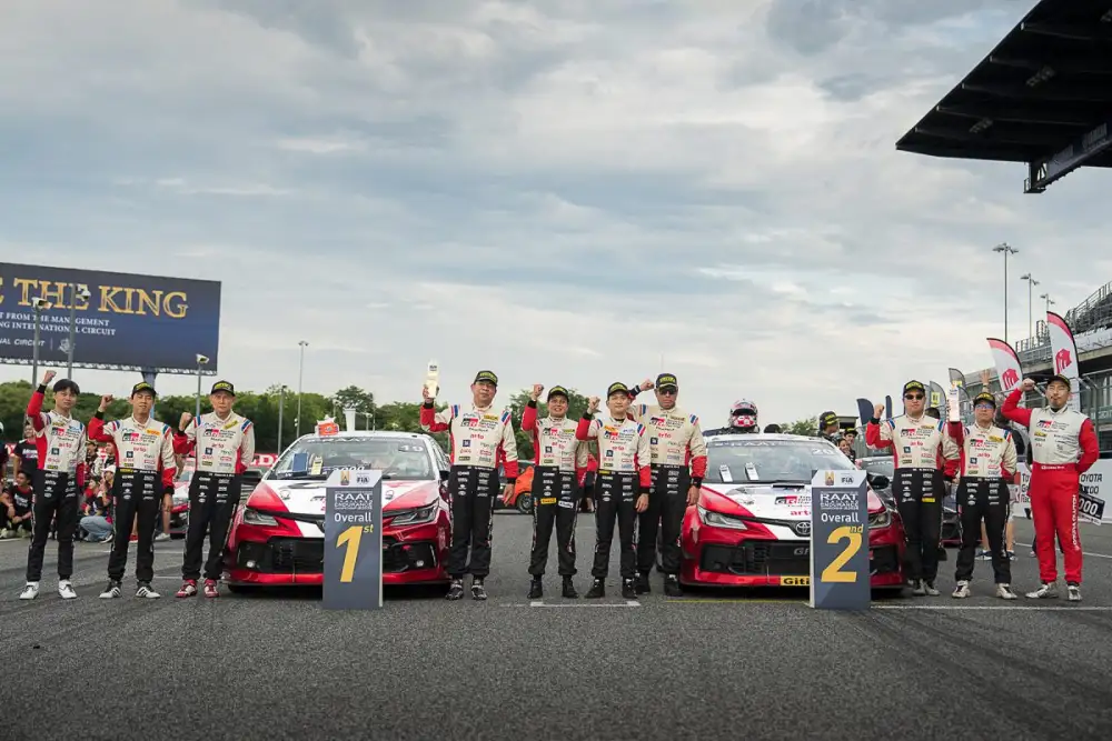 'TOYOTA GAZOO Racing Thailand โชว์แกร่งผงาดศึกมาราธอน RAAT Endurance เปิดฤดูกาล 2026