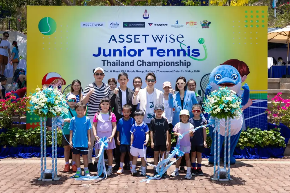 ฟิตซ์ คลับ พัทยา ตอกย้ำมาตรฐานระดับโลก คว้ารางวัล Gold Standard จากการจัดแอสเซทไวส์ จูเนียร์ เทนนิส ไทยแลนด์ แชมเปี้ยนชิพ ครั้งที่ 5