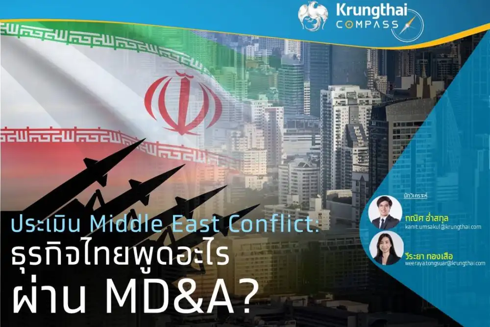 ประเมิน Middle East Conflict : ธุรกิจไทยพูดอะไรผ่าน MD&A?