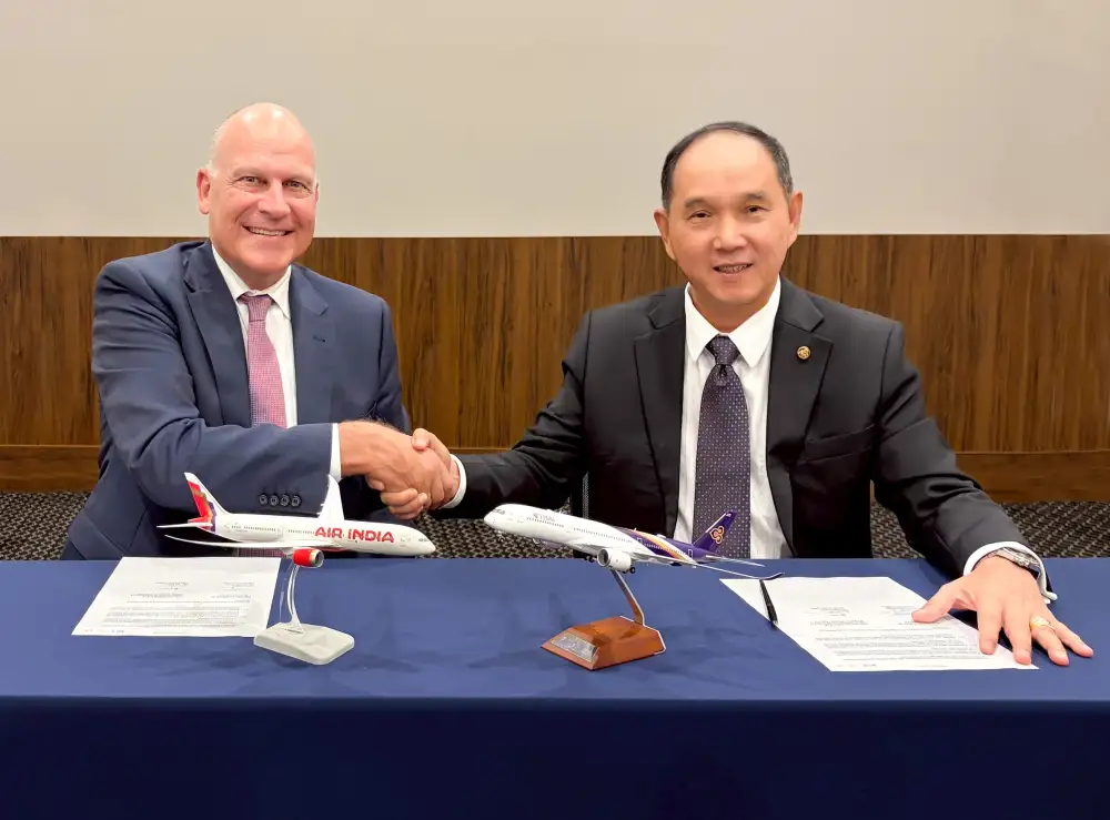 THAI-Air India เซ็น MOU เป็น Codeshare ภายในปี 69 ขยายเครือข่ายเชื่อมจุดหมายปลายทางทั่วโลก