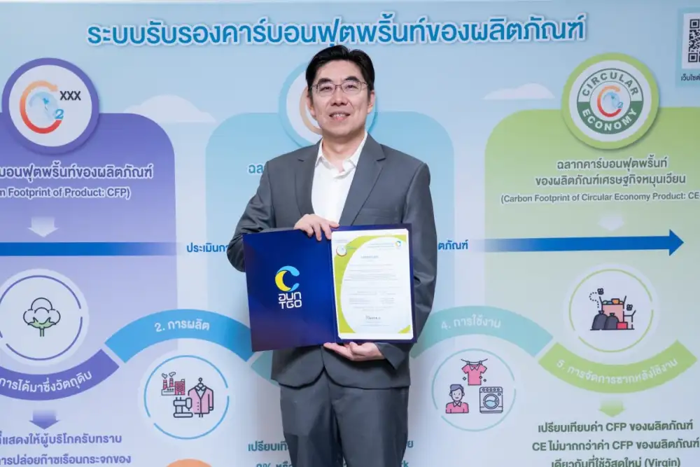RBF โชว์ศักยภาพ คว้า 3 ใบประกาศคาร์บอนฟุตพริ้นท์