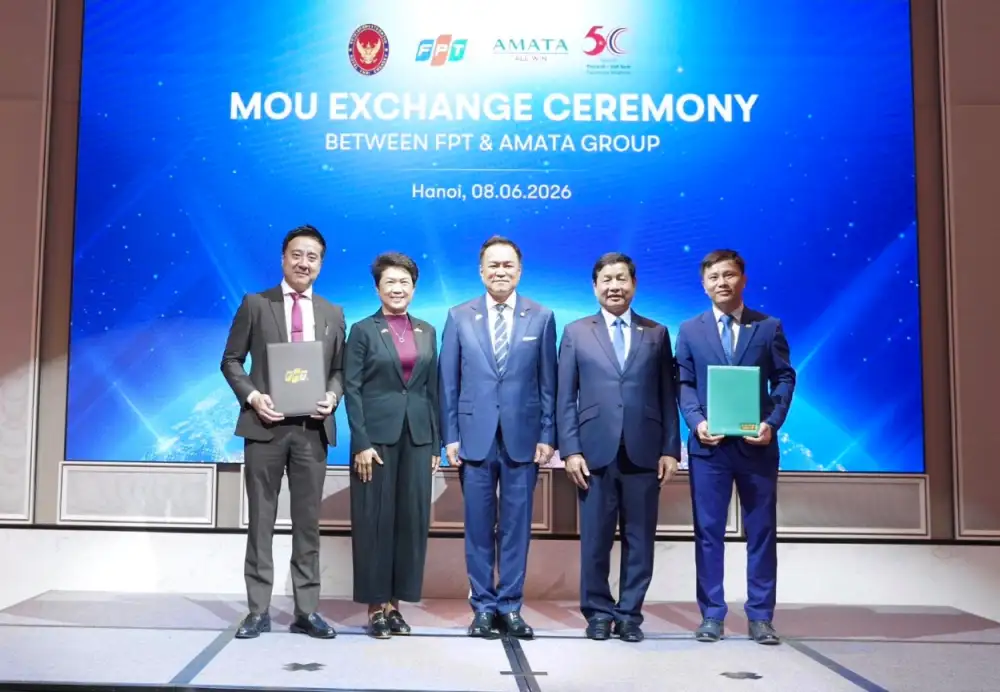 กลุ่มอมตะ-FPT ลงนามศึกษาโครงการร่วมมือดิจิทัล ยกระดับเมืองอุตสาหกรรมอัจฉริยะ ปูทางลงทุนในไทย-เวียดนาม