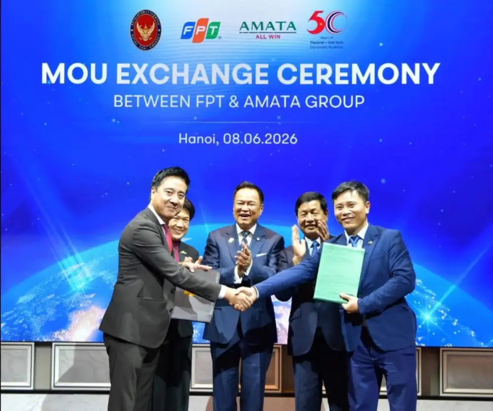 กลุ่มอมตะ - FPT ลงนามศึกษาโครงการร่วมมือดิจิทัล ยกระดับเมืองอุตสาหกรรมอัจฉริยะ ปูทางลงทุนในไทย-เวียดนาม