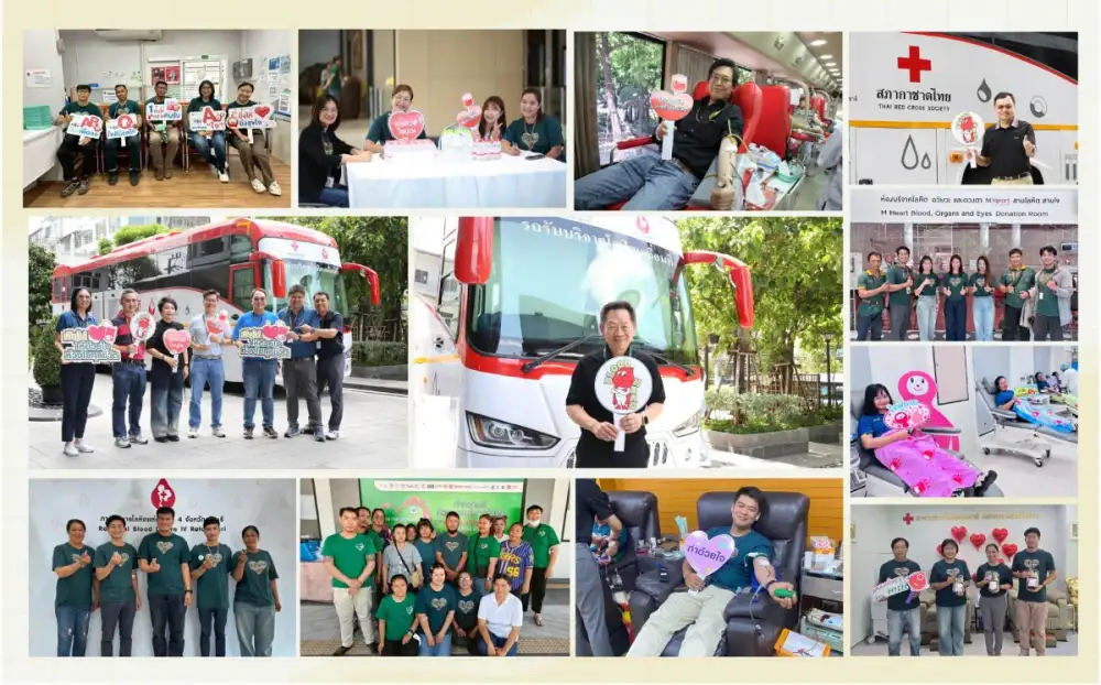 เจียไต๋ร่วมกับสภากาชาดไทย รวมพลัง Blood Hero บริจาคโลหิต สานต่อโครงการ