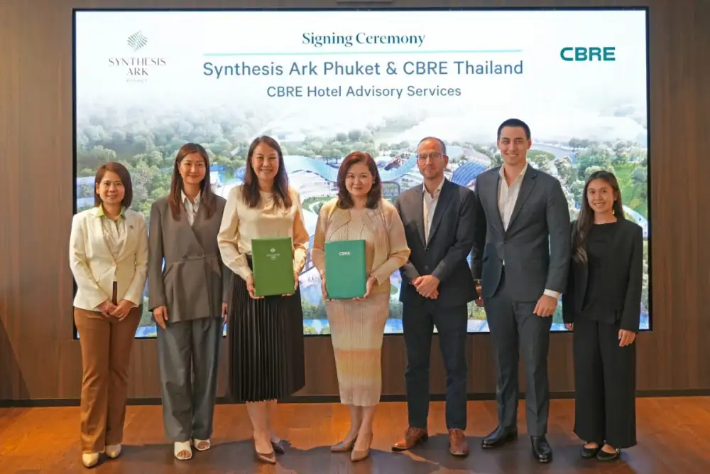 ซีบีอาร์อี ประเทศไทย ได้รับแต่งตั้งเป็นที่ปรึกษาสำหรับโรงแรมระดับพรีเมียมแห่งใหม่ ในโซน NEXUS โครงการ Synthesis Ark Phuket