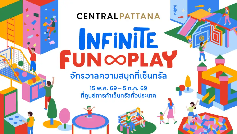 เซ็นทรัลพัฒนา จับเทรนด์ Fun & Play Lifestyle ผนึก Playland ระดับโลกมากที่สุดในไทย ดัน 