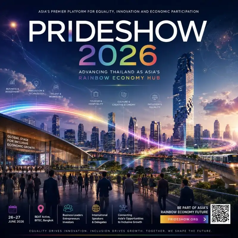 Pride Show 2026: Asia's First LGBTIQ+ Business Expo Set to Drive the 10.3-Billion-Baht 'Pink Economy'