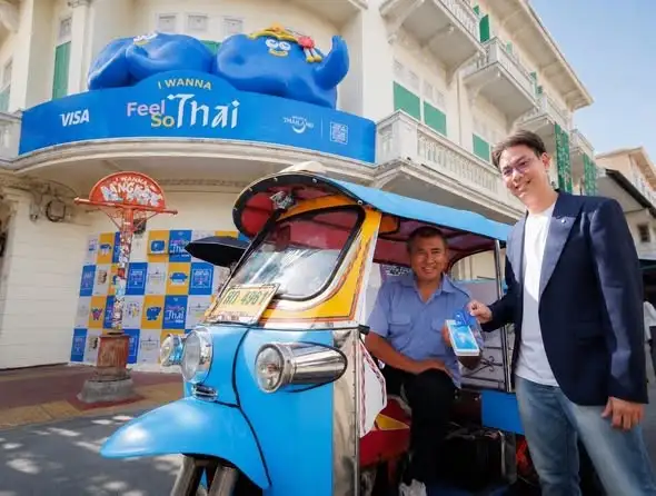 ครั้งแรกในไทย!! KTB-VISA เปิดบริการแตะ-สแกนจ่ายบนรถตุ๊กตุ๊ก ยกระดับระบบชำระเงินภาคการท่องเที่ยวไทย