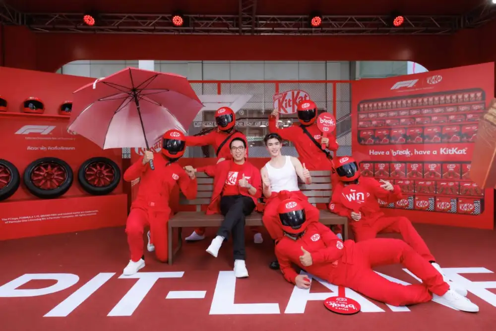 แคมเปญคอลแลปสุดซิ่งระดับโลกระหว่าง KitKat(R) และ Formula 1(R) แลนดิ้งถึงไทยแล้ว!