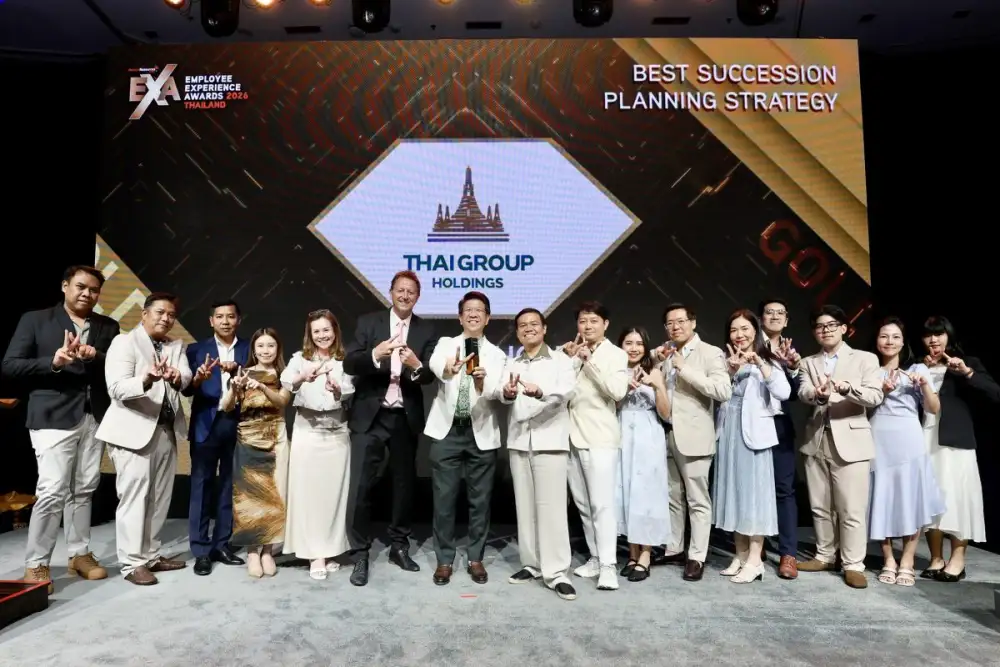 ไทยกรุ๊ป โฮลดิ้งส์ คว้า 11 รางวัล Employee Experience Awards Thailand 2026 สะท้อนความมุ่งมั่นสร้างประสบการณ์ที่ดีให้พนักงาน เพื่อสร้างองค์กรแห่งการเติบโตร่วมกัน