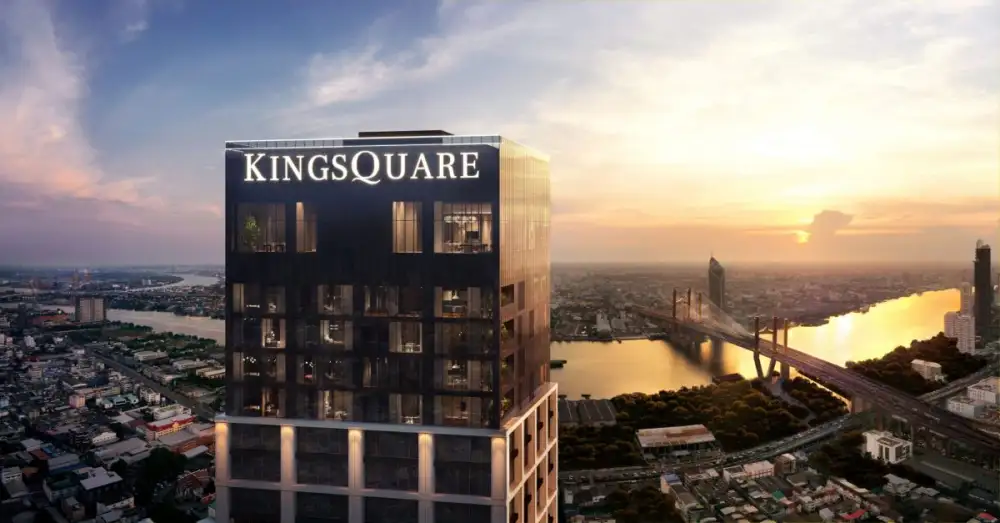 KINGSQUARE RESIDENCE ฉลองความสำเร็จ Topping Off Ceremony ก่อสร้างโครงสร้างหลักถึงจุดสูงสุดของอาคาร
