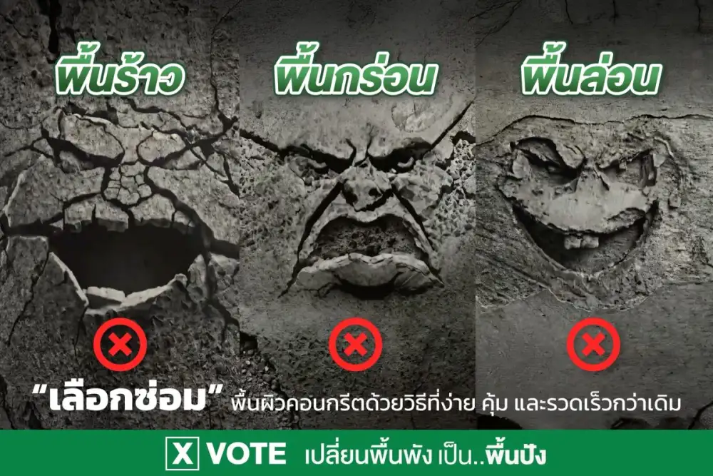 พื้นผิวคอนกรีต ล่อน กร่อน แตกร้าว ไม่ใช่เรื่องต้องทน! จระเข้ ปล่อยแคมเปญใหญ่ ท้าชนพื้นผิวคอนกรีตทั่ว