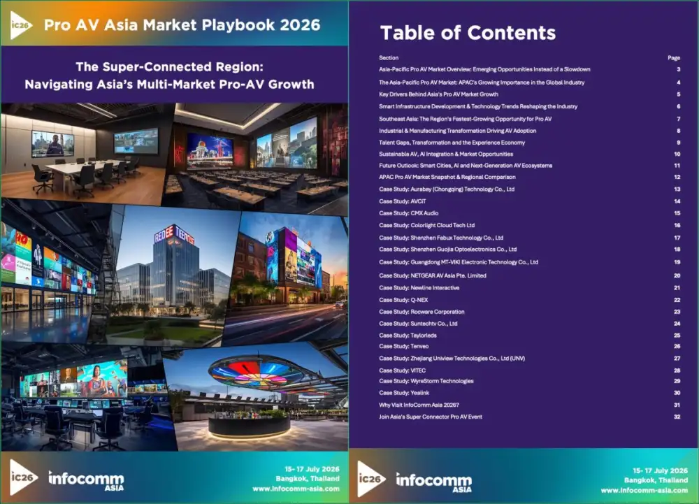 InfoComm Asia เผยรายงาน