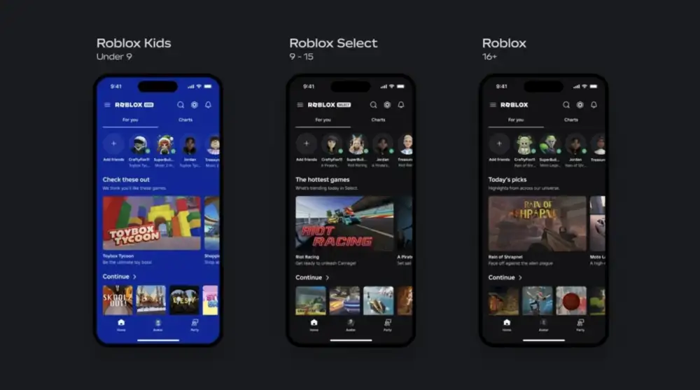 Roblox เปิดใช้งาน Roblox Kids และ Roblox Select ในไทย บัญชีรูปแบบใหม่ที่ปรับตามช่วงอายุ