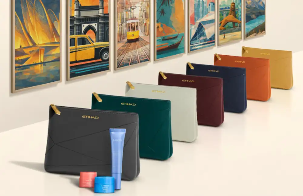 สายการบินเอทิฮัดเปิดตัว Destination Collection ชุด Amenity Kit ใหม่สำหรับผู้โดยสารชั้นธุรกิจ พร้อมความร่วมมือกับ บิวตี้แบรนด์ระดับโลกอย่าง LANEIGE