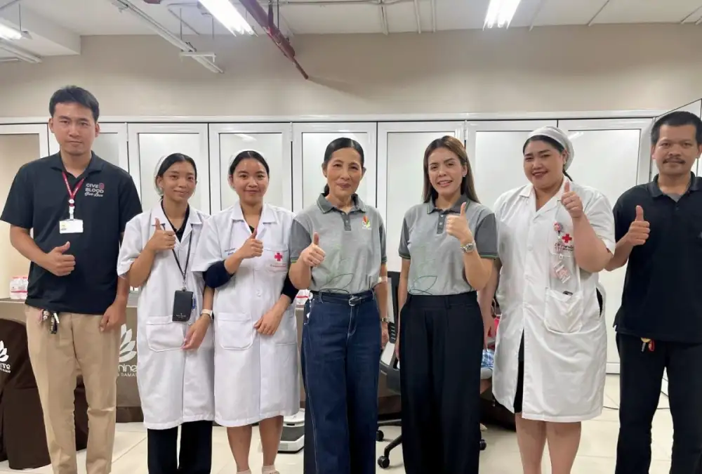 GIVE BLOOD NOW! เดอะไนน์ เซ็นเตอร์ พระราม 9 ร่วมธนชาตประกันภัย สภากาชาดไทย ปลุกพลังแห่งการให้ สานต่อชีวิตผู้ป่วย 14 มิถุนายน