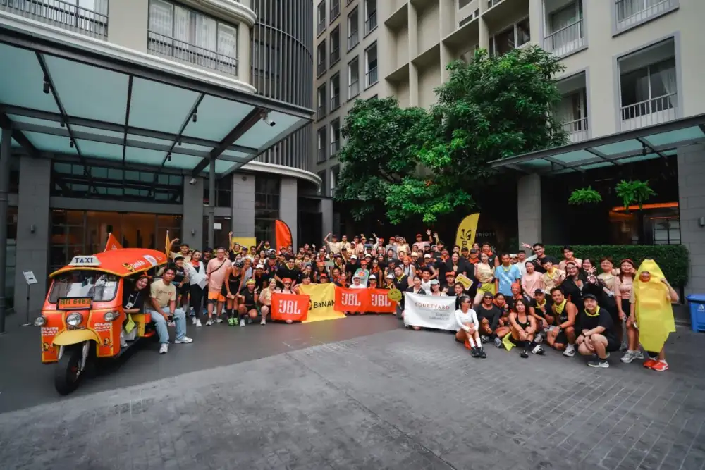 Courtyard by Marriott Bangkok Sukhumvit 20 made a special morning complete at the BaNANA x JBL Run.Play.Party event.
