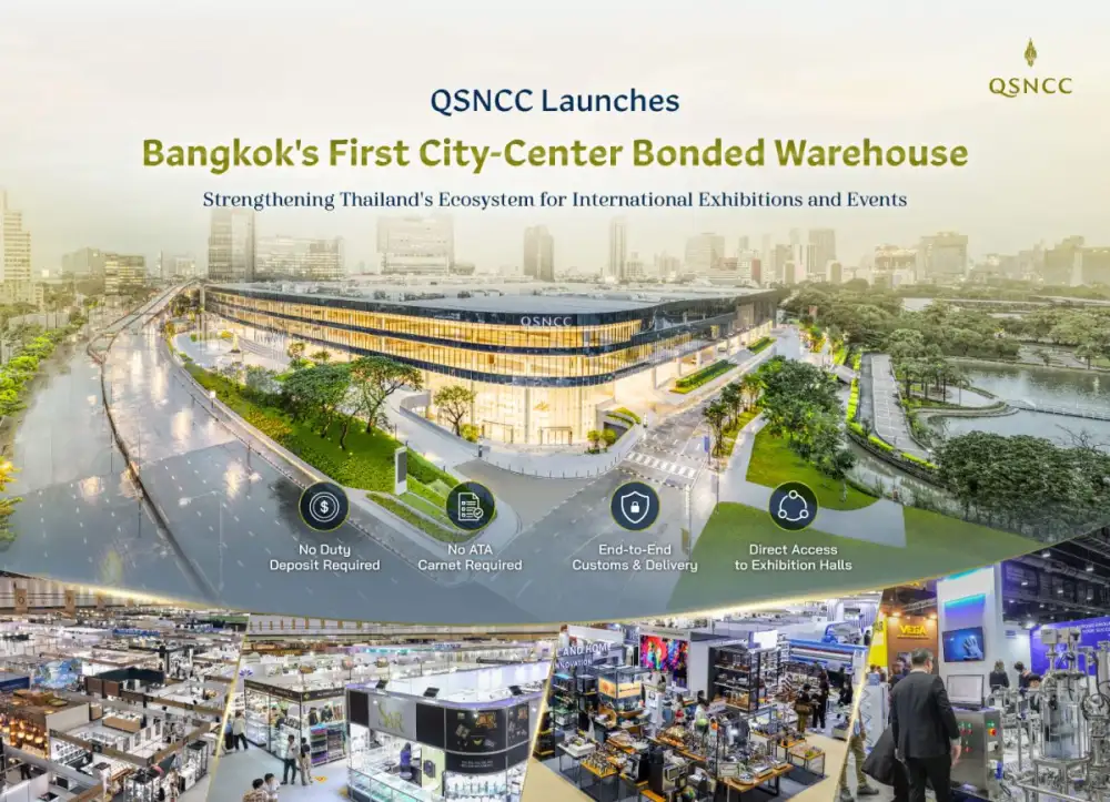 QSNCC Launches Bangkok's First City-Center Bonded Warehouse to Strengthen Ecosystem for International Exhibitions and Events