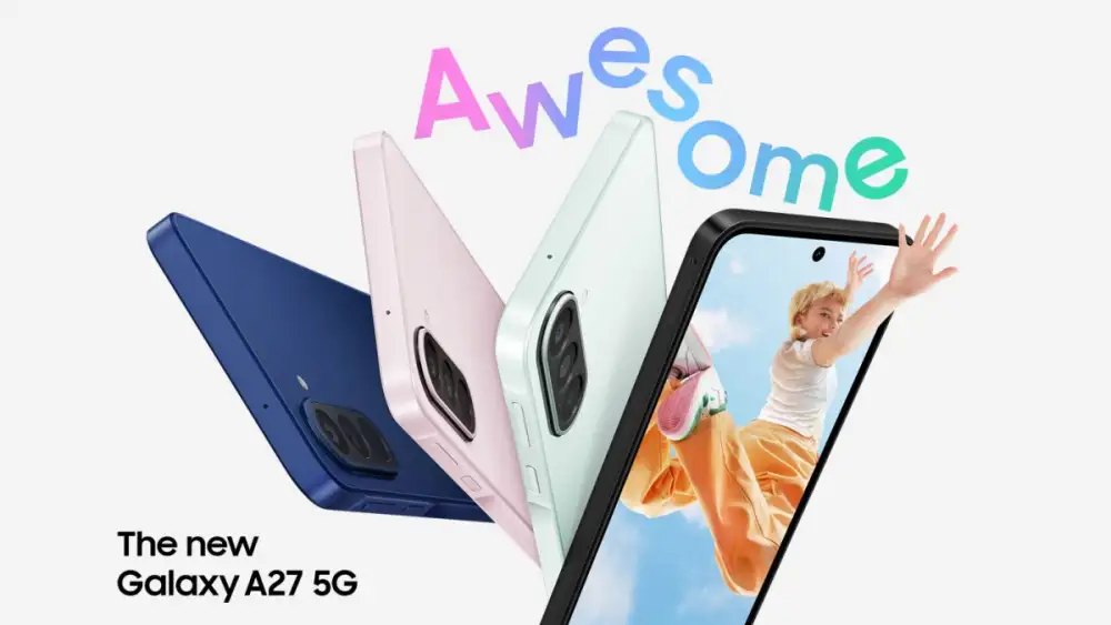 ซัมซุงเปิดตัว Galaxy A27 5G มาพร้อมความเร็วแรงของ Snapdragon(R) 6 Gen 3 ยกระดับประสบการณ์หน้าจอสมจริง