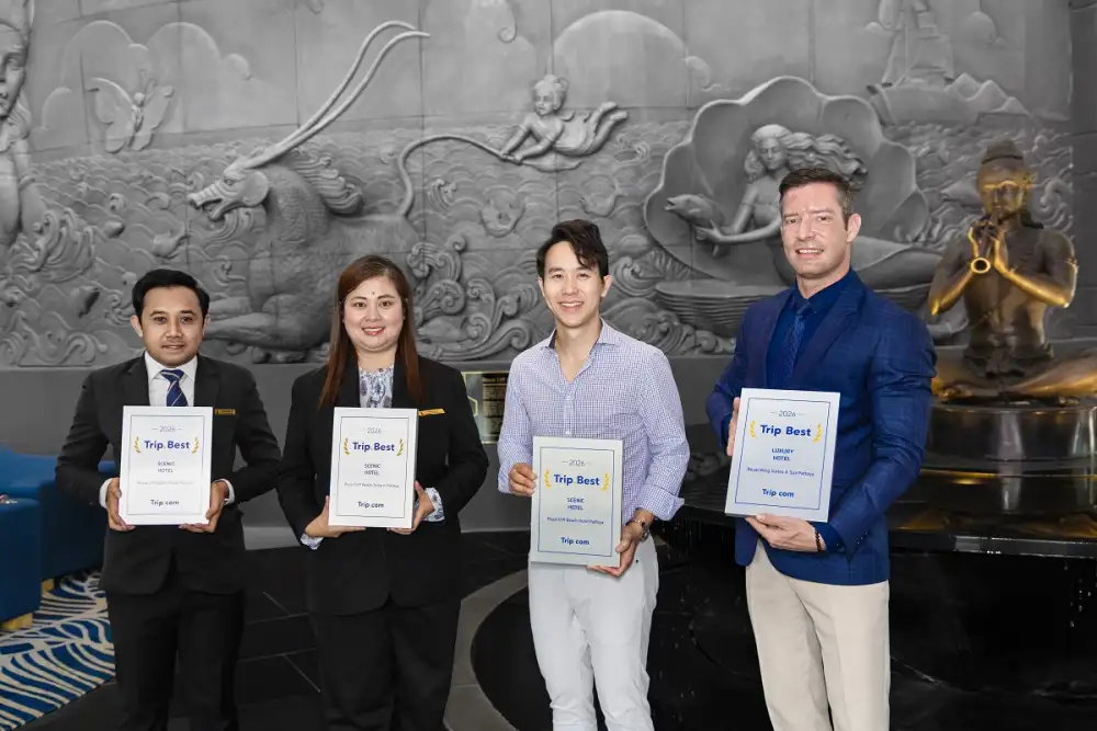Royal Cliff Hotels Group Earns Top Honours in Trip.Best Rankings, Reflecting the Choices of Millions of Travellers Worldwide