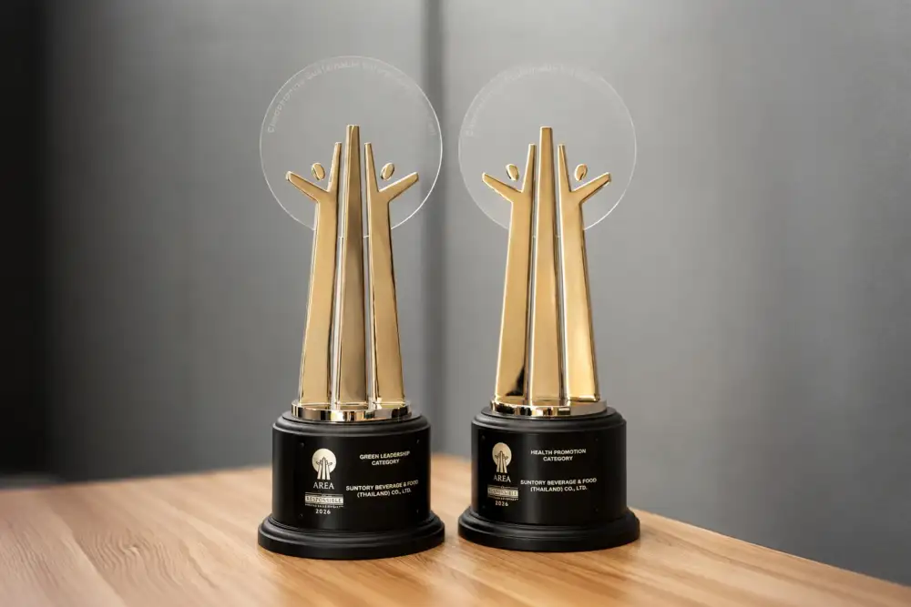 Suntory Beverage & Food (Thailand) Wins Two Major Sustainability Awards at Asia Responsible Enterprise Awards 2026