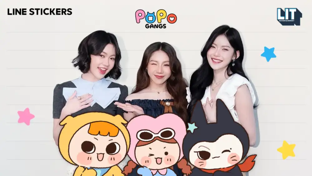 LINE STICKERS จับมือกับ