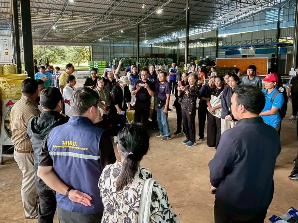 มกอช. ติวเข้มมาตรฐานทุเรียนอีสาน ยกระดับคุณภาพส่งออก คุมเข้มทุเรียนอ่อน สร้างเชื่อมั่นตลาดโลก