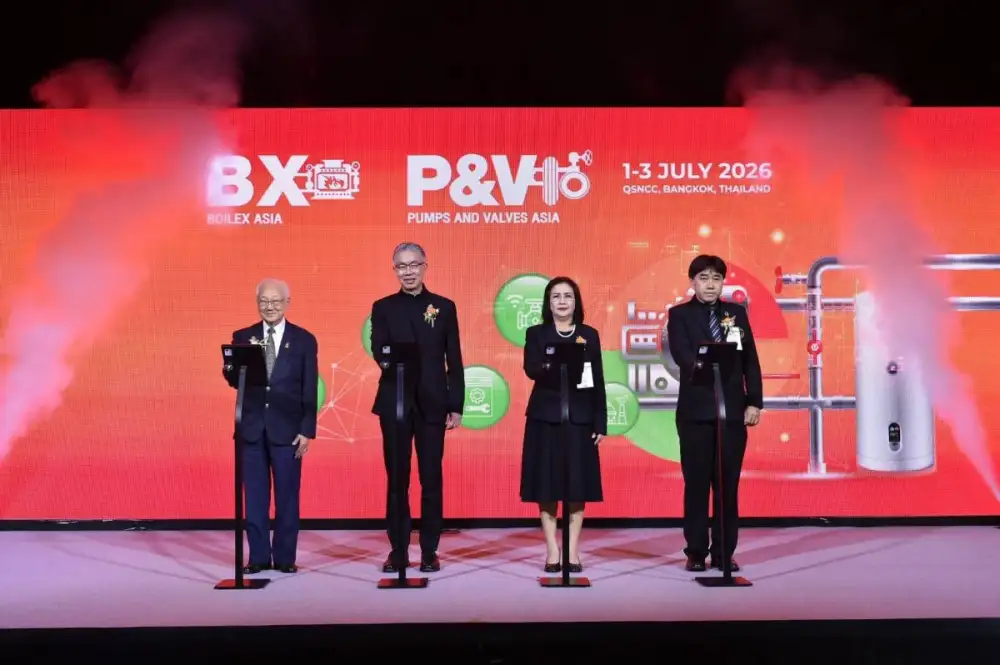 พร้อมเปิดงาน Boilex Asia & Pumps and Valves Asia 2026