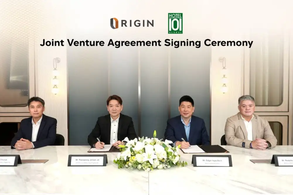 ออริจิ้น ประกาศร่วมทุน Hotel101 (HBNB) บริษัทจดทะเบียนใน Nasdaq ตั้งบริษัทร่วมทุนพัฒนาโครงการ Hotel 101 Bangkok