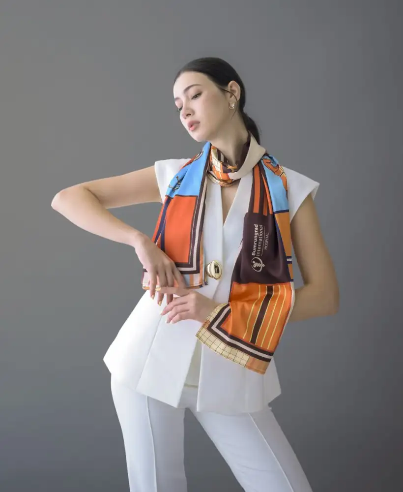 Bumrungrad Elevates the Health Screening Experience with a Signature Comfort Scarf, Reflecting the Philosophy: